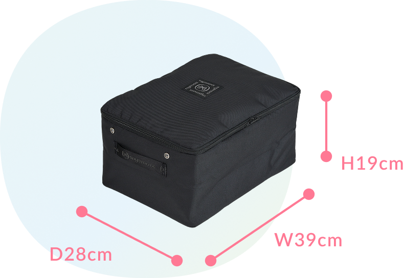W39cm ✕ D28cm ✕ H19cm